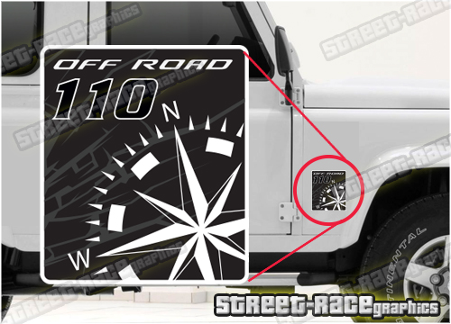 013 Land Rover Defender 110 small sticker
