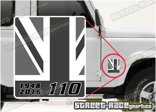 019 Land Rover Defender 110 small sticker
