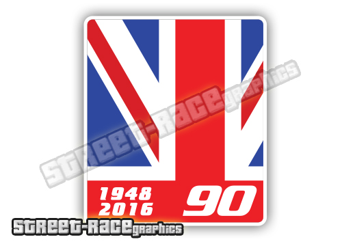 008 Land Rover Defender 90 large sticker - Image 2