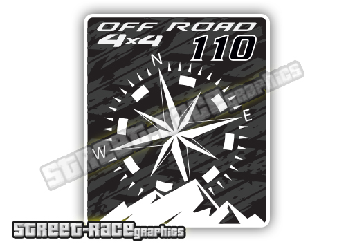 012 Land Rover Defender 110 large sticker - Image 2