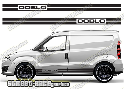 Fiat Doblo racing stripes 016