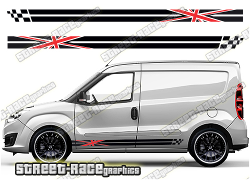 Fiat Doblo racing stripes 019