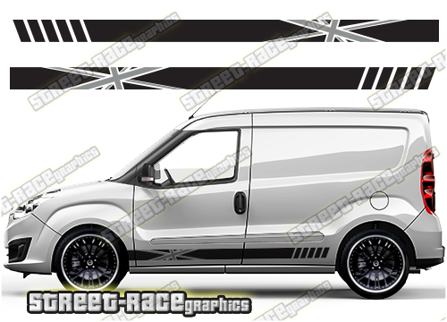 Fiat Doblo racing stripes 020