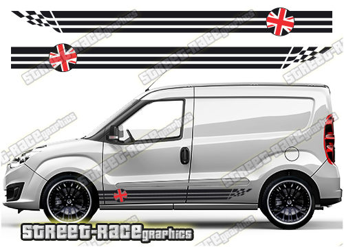 Fiat Doblo racing stripes 021