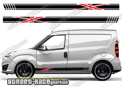 Fiat Doblo racing stripes 022