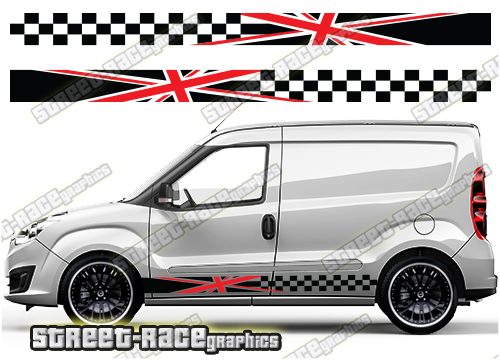 Fiat Doblo racing stripes 023