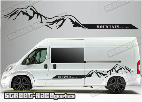 Ducato - Relay - Boxer camper van graphics 041 - Mountain Adventure edition
