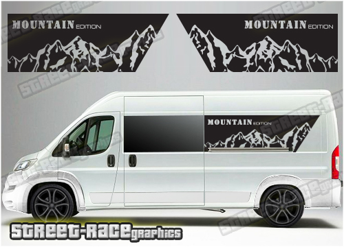 Ducato - Relay - Boxer camper van graphics 054 - Mountain Edition