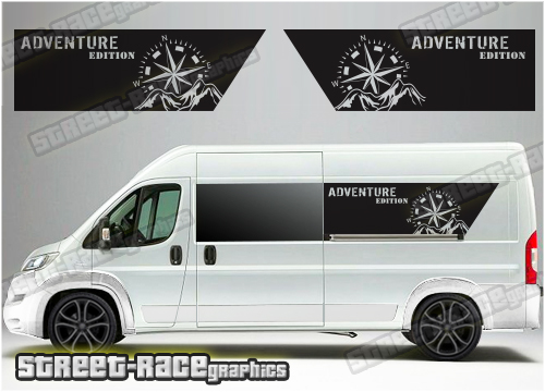 Ducato - Relay - Boxer camper van graphics 056 - Adventure Edition
