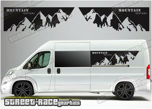 Ducato - Relay - Boxer camper van graphics 057 - Mountain Edition
