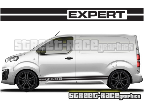 Peugeot Expert racing stripes 001
