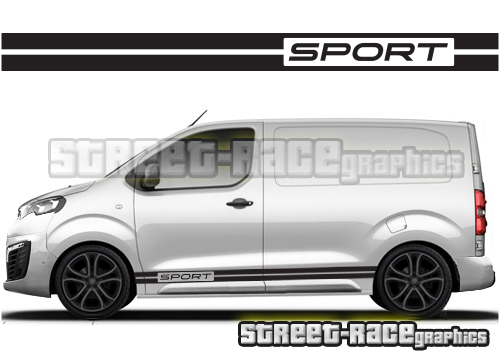 Peugeot Expert racing stripes 002 - SPORT