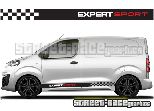 Peugeot Expert racing stripes 003 - SPORT