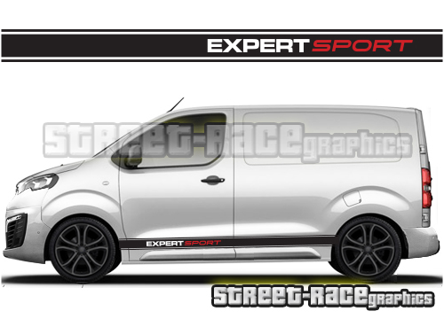 Peugeot Expert racing stripes 004 - SPORT