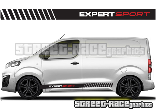 Peugeot Expert racing stripes 005 - SPORT