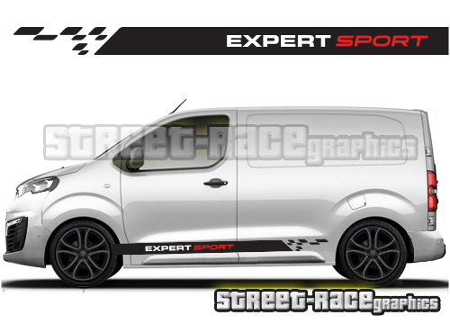 Peugeot Expert racing stripes 011 - SPORT