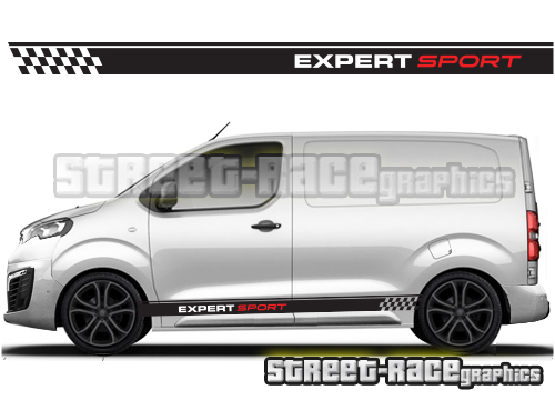 Peugeot Expert racing stripes 012 - SPORT