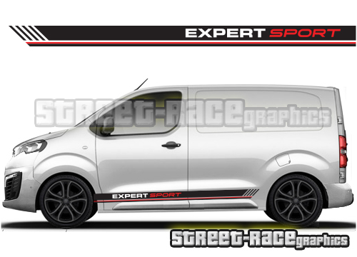 Peugeot Expert racing stripes 013 - SPORT