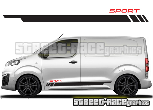 Peugeot Expert racing stripes 015 - SPORT