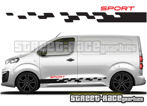 Peugeot Expert racing stripes 016 - SPORT