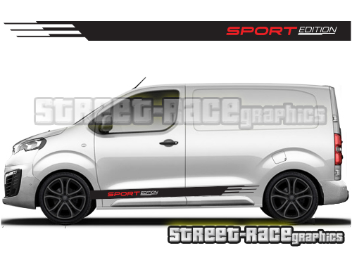 Peugeot Expert racing stripes 017 - SPORT EDITION