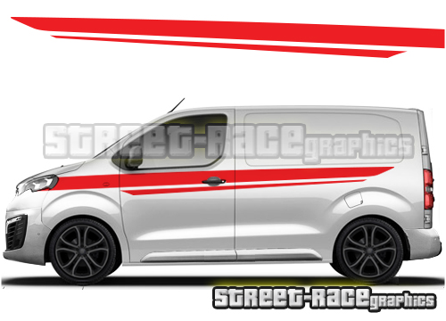 Citroen Dispatch / Jumpy racing stripes 019
