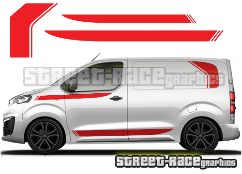 Citroen Dispatch / Jumpy  racing stripes 020