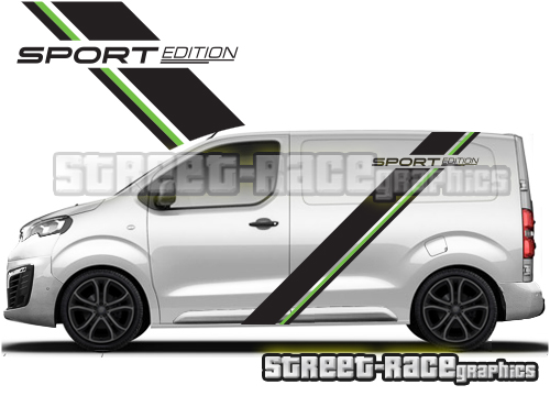 Citroen Dispatch / Jumpy  racing stripes 021