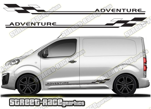 Citroen Dispatch / Jumpy racing stripes 030