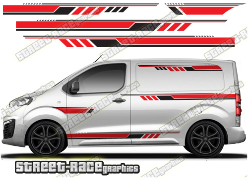 Peugeot Expert racing stripes 035