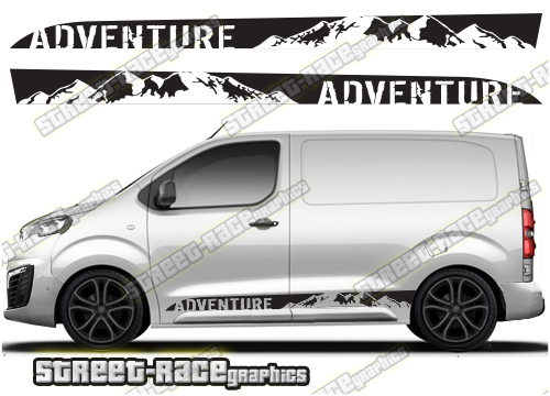 Peugeot Expert side graphics 044 - ADVENTURE EDITION