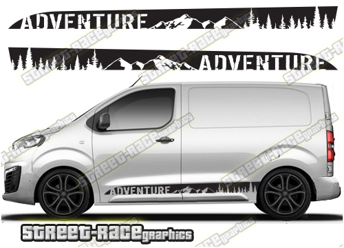 Peugeot Expert side graphics 045 - ADVENTURE EDITION