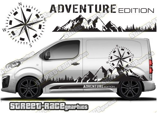 Toyota ProAce stickers 047 - ADVENTURE EDITION