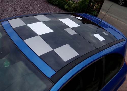 006 - Renault Megane F1 Team roof sticker kit