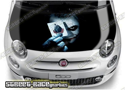 Fiat 500 bonnet/hood wrap 109