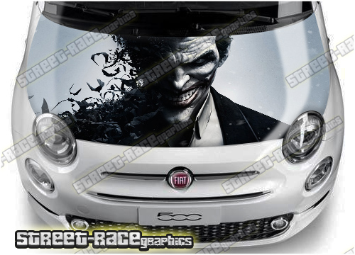 Fiat 500 bonnet/hood wrap 110