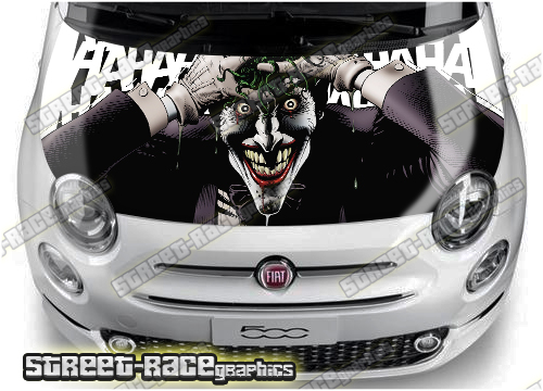 Fiat 500 bonnet/hood wrap 126
