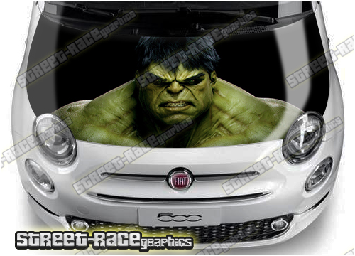 Fiat 500 bonnet/hood wrap 132