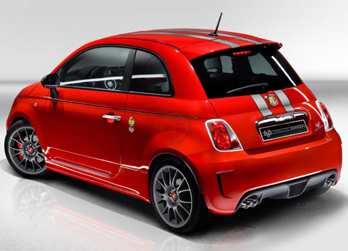 Fiat 500 Ferrari Scuderia stickers - Image 2