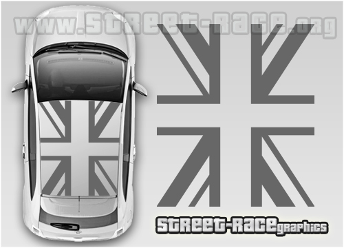 Fiat 500 OTT020 - roof Union Jack