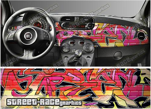 Fiat 500 dashboard wrap 1002