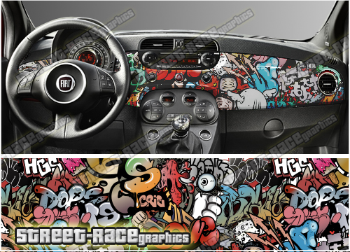 Fiat 500 dashboard wrap 1004