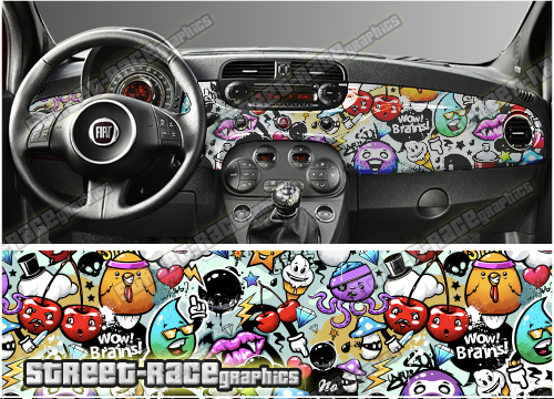 Fiat 500 dashboard wrap 1006