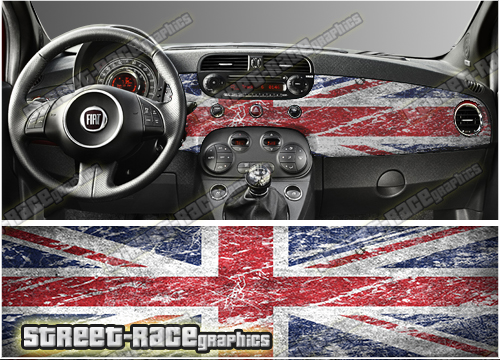 Fiat 500 dashboard wrap 702
