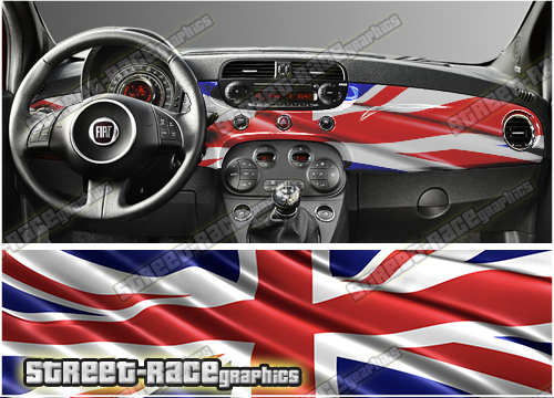 Fiat 500 dashboard wrap 722