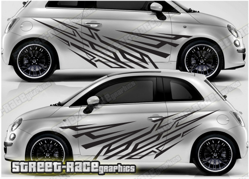 Fiat 500 rally graphics 014