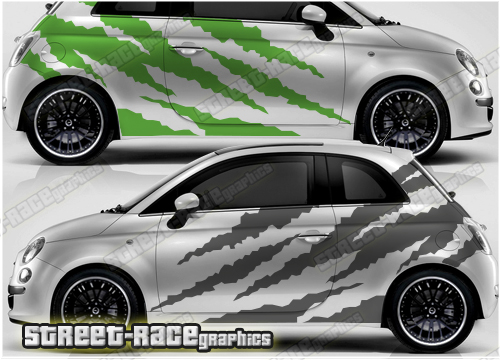Fiat 500 rally graphics 021