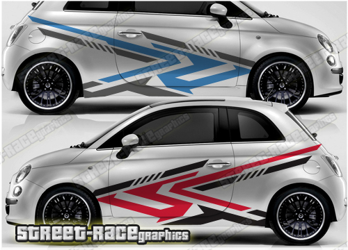 Fiat 500 rally graphics 023