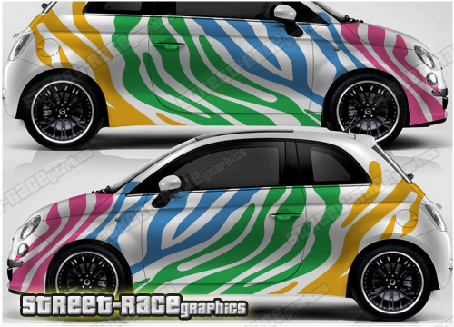 Fiat 500 rally graphics 025