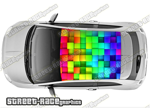 Fiat 500 roof wrap 509